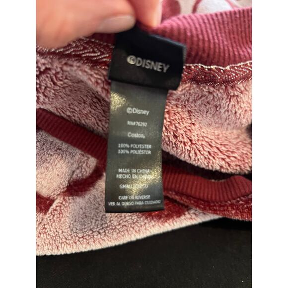 MICKEY MOUSE DISNEY FLEECE CREWNECK SWEATSHIRT WOMENS SIZE SMALL - Picture 9 of 9